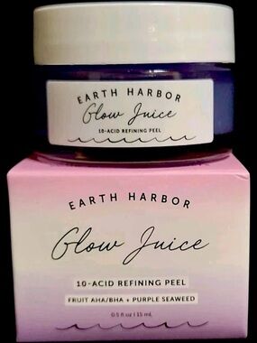 Earth Harbor Glow Juice 10-Acid Refining Peel — Purple